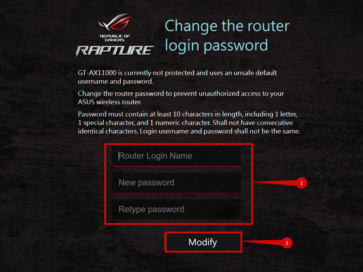 ASUS ROG Rapture GT-AX11000